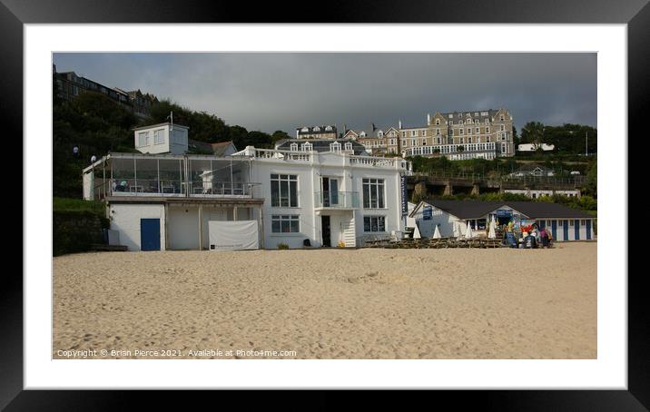 Porthminster Cafe, St Ives, Cornwall Framed Mounted Print by Brian Pierce