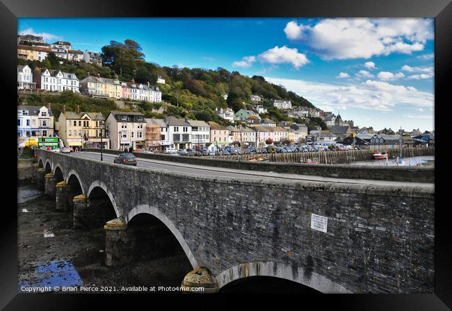 Looe Bridge Framed Print by Brian Pierce