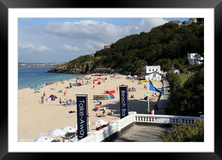 Porthminster Beach, St Ives, Cornwall  Framed Mounted Print by Brian Pierce