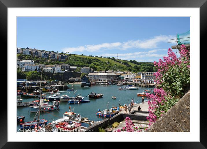 Mevagissey Framed Mounted Print by Brian Pierce