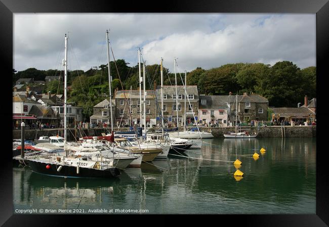 Padstow Harbour, North Cornwall  Framed Print by Brian Pierce