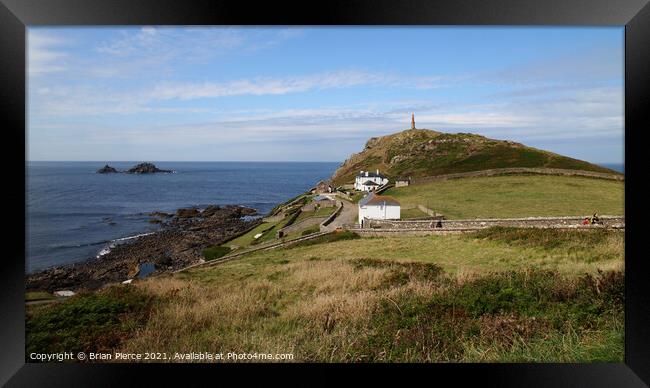 Priest's Cove and Cape Cornwall Framed Print by Brian Pierce