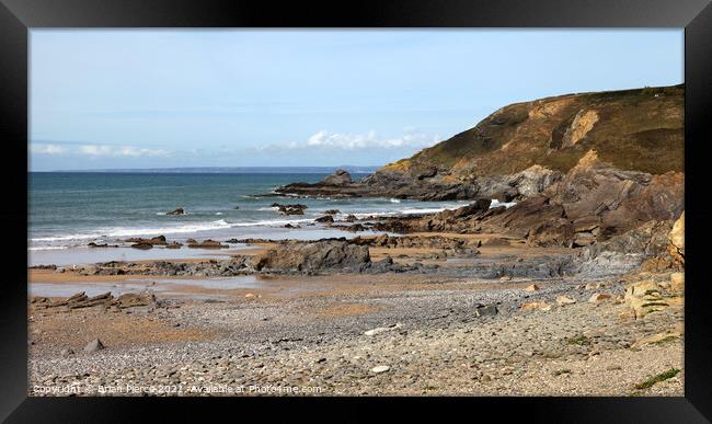 Dollar Cove, Lizard, Cornwall Framed Print by Brian Pierce