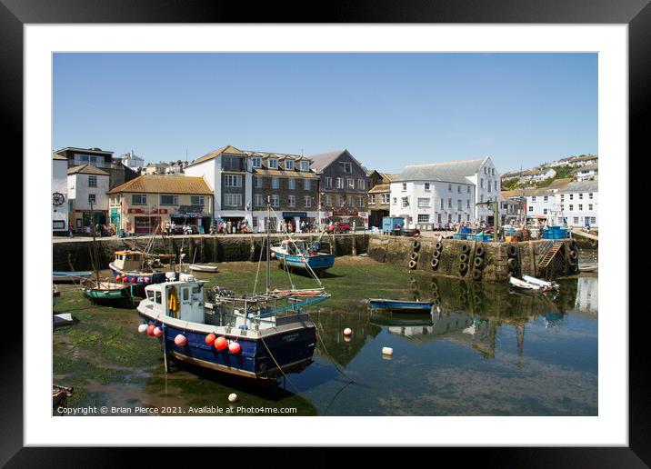 Falmouth Harbour, Cornwall Framed Mounted Print by Brian Pierce
