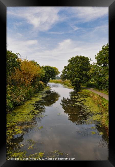 The Bude Canal Framed Print by Brian Pierce