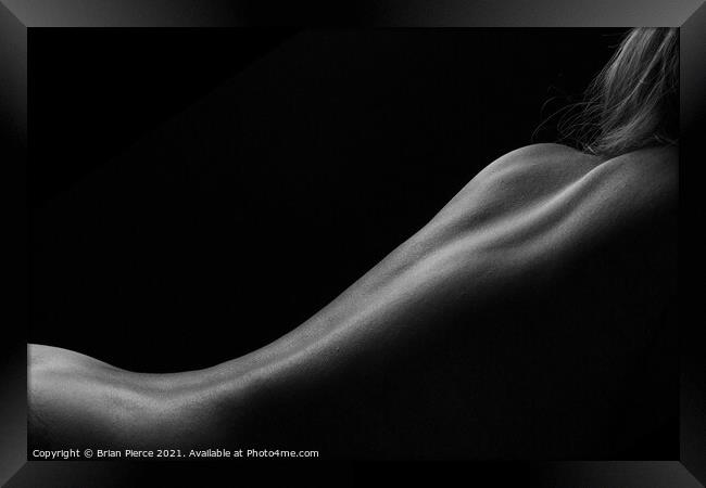 Bodyscape - Fine Art Nude Framed Print by Brian Pierce