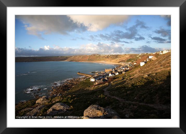Sennen Cove, West Cornwall  Framed Mounted Print by Brian Pierce