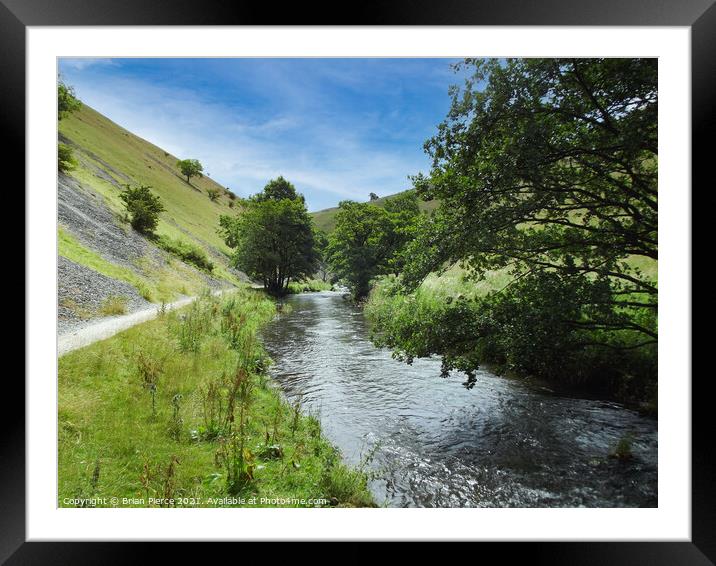 Woolfcotesdale, Derbyshire  Framed Mounted Print by Brian Pierce