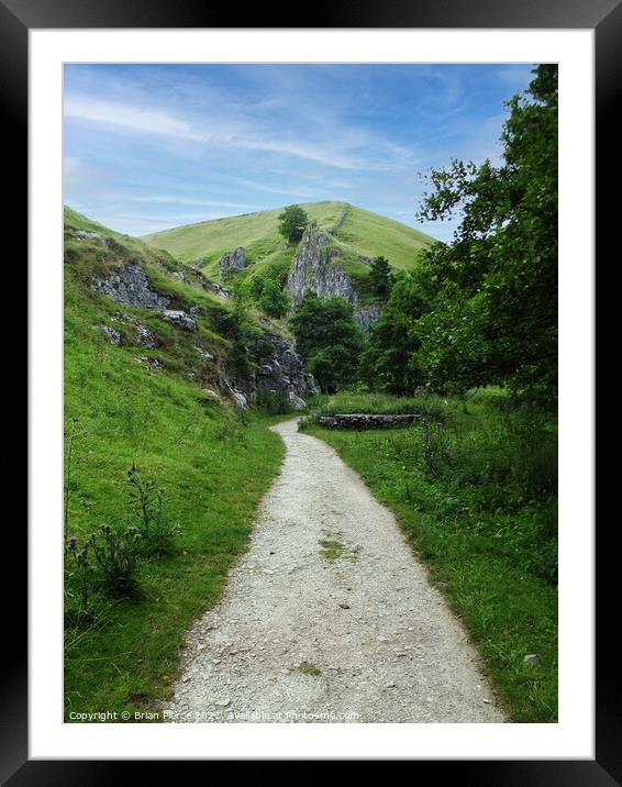 Woolfcotesdale, Derbyshire  Framed Mounted Print by Brian Pierce