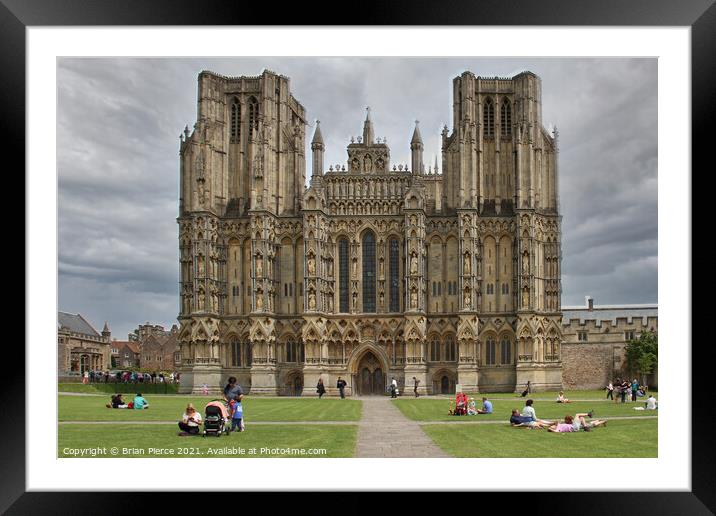 Wells Cathedral, Somerset Framed Mounted Print by Brian Pierce