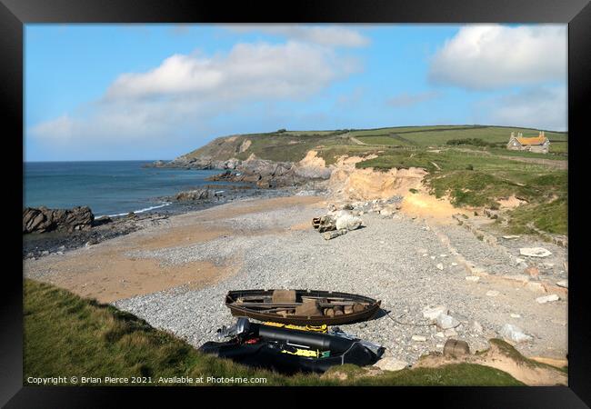 Dollar Cove, Lizard, Cornwall Framed Print by Brian Pierce