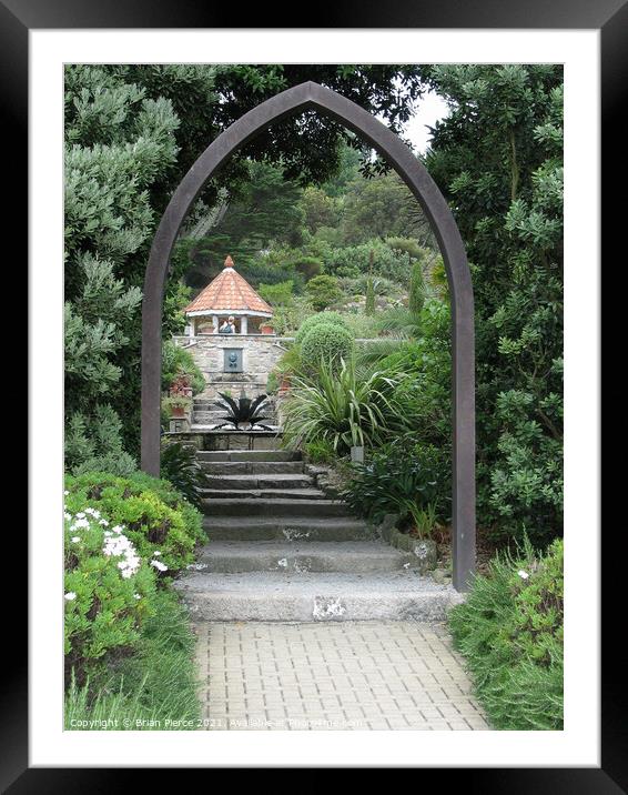 Tresco Gardens, Isles of Scilly Framed Mounted Print by Brian Pierce