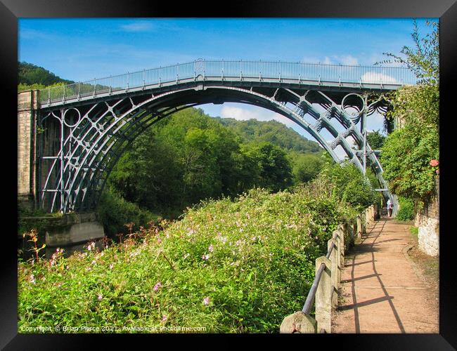 Ironbridge, Shropshire Framed Print by Brian Pierce