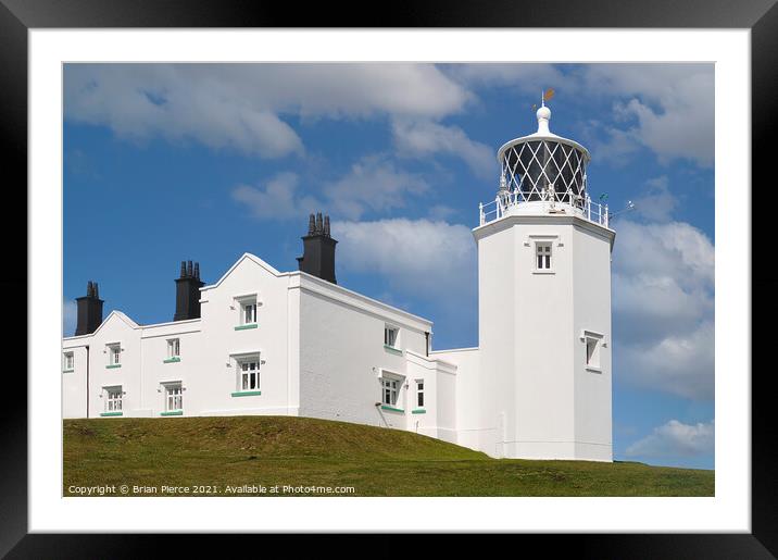 Lizard Lighthouse, Cornwall Framed Mounted Print by Brian Pierce
