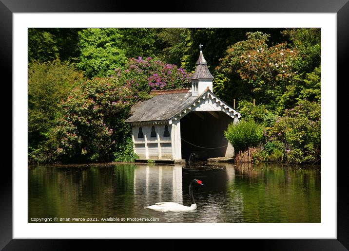 The Old Boathouse, Trevarno Framed Mounted Print by Brian Pierce