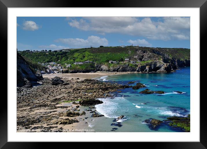 Sta Agnes, Cornwall Framed Mounted Print by Brian Pierce
