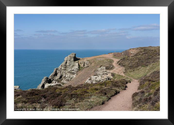 St Agnes Head, North Cornwall  Framed Mounted Print by Brian Pierce