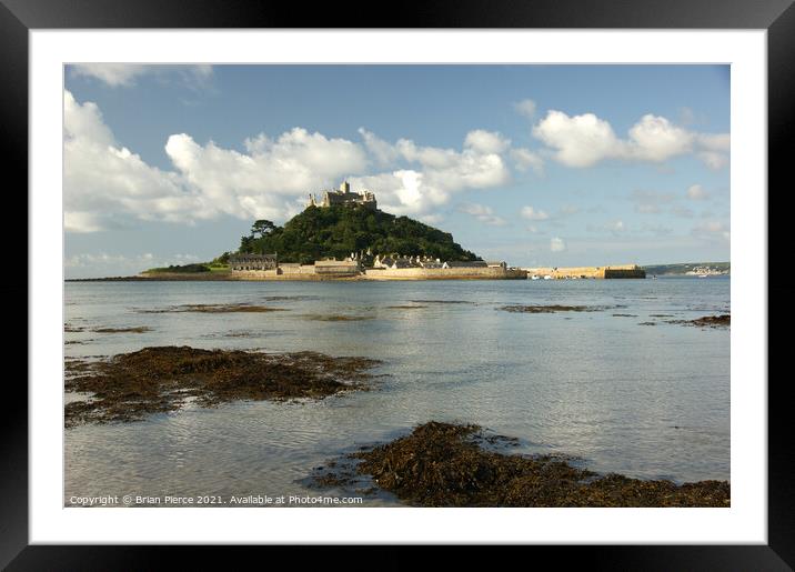 St Michael's Mount, Cornwall Framed Mounted Print by Brian Pierce