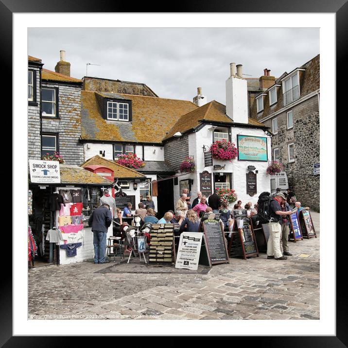 The Sloop, St Ives, Cornwall Framed Mounted Print by Brian Pierce
