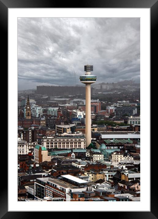 Radio City Tower, Liverpool Framed Mounted Print by Brian Pierce