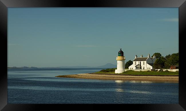 Corran Ferry Lighthouse Framed Print by Ben Monaghan