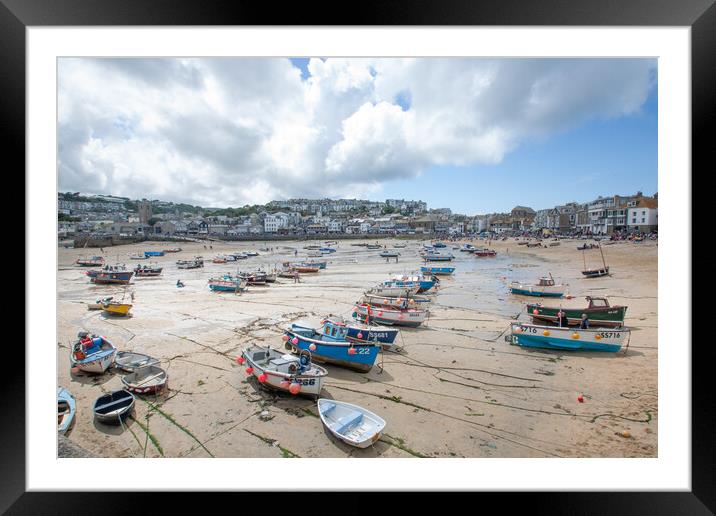 Serenity of St Ives Framed Mounted Print by Graham Custance