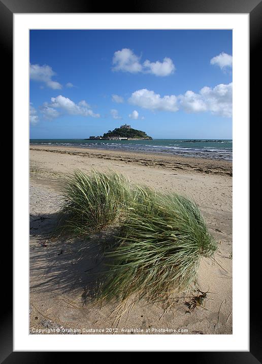 St. Michael's Mount Framed Mounted Print by Graham Custance