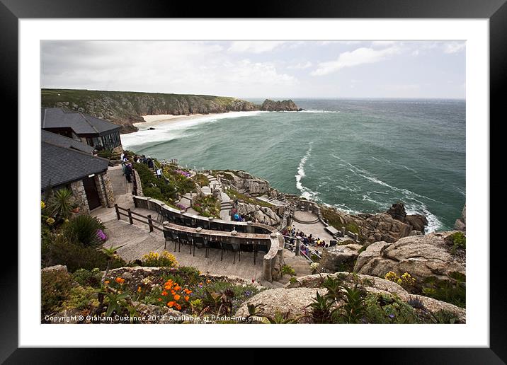 Minack Theatre, Cornwall Framed Mounted Print by Graham Custance