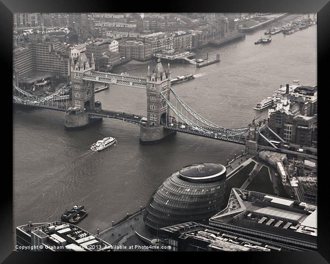 View from The Shard Framed Print by Graham Custance
