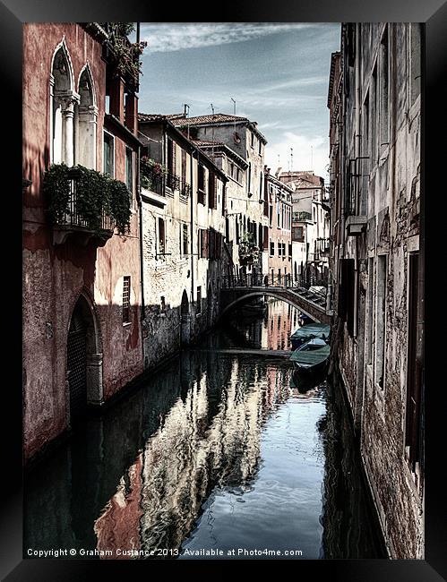 Venice Framed Print by Graham Custance