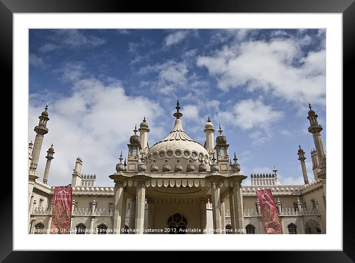 Royal Pavilion Brighton Framed Mounted Print by Graham Custance