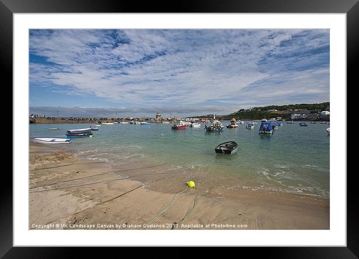 St Ives, Cornwall Framed Mounted Print by Graham Custance