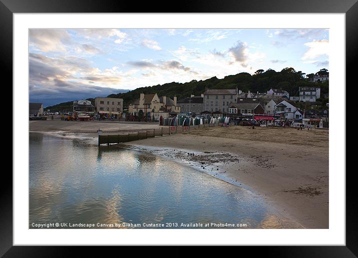 Lyme Regis, Dorset Framed Mounted Print by Graham Custance