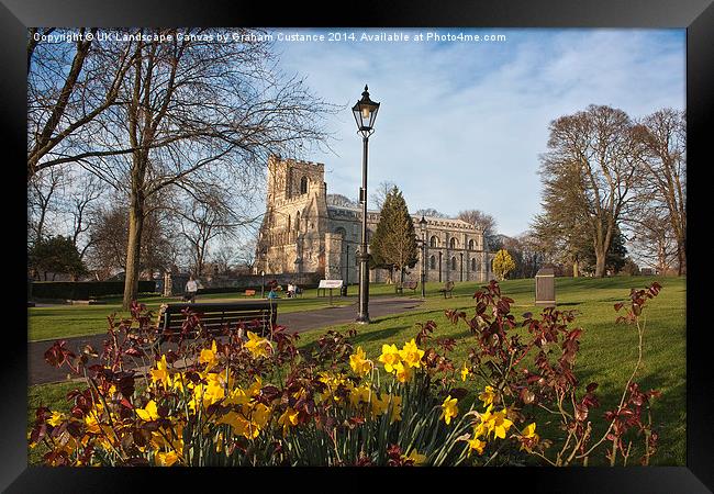 Priory Church, Dunstable Framed Print by Graham Custance