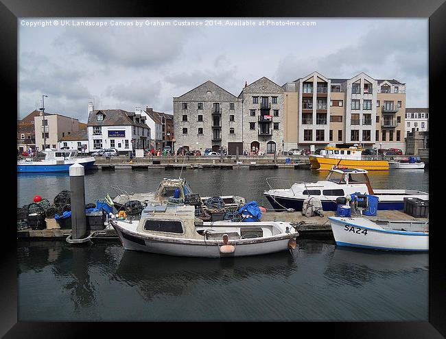 Weymouth Harbour Framed Print by Graham Custance