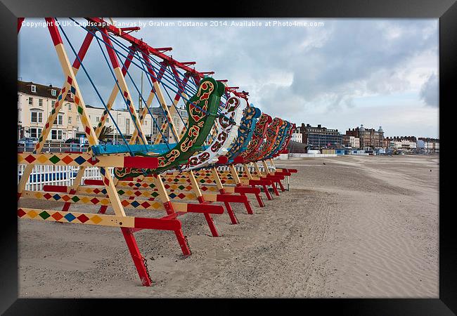 Weymouth Beach Framed Print by Graham Custance
