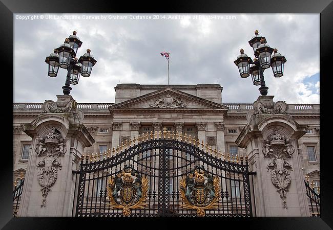 Buckingham Palace Framed Print by Graham Custance