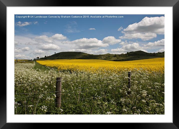  Ivinghoe Beacon Framed Mounted Print by Graham Custance