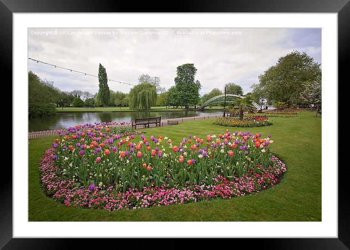 Bedford in Bloom Framed Mounted Print by Graham Custance