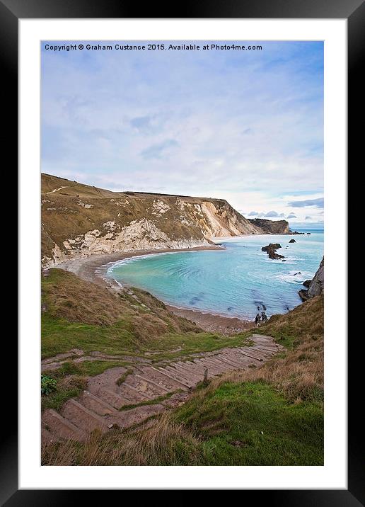  Durdle Door  Framed Mounted Print by Graham Custance