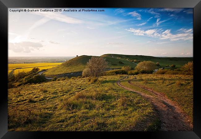 Ivinghoe Beacon Framed Print by Graham Custance