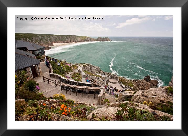 Minack Theatre, Cornwall Framed Mounted Print by Graham Custance