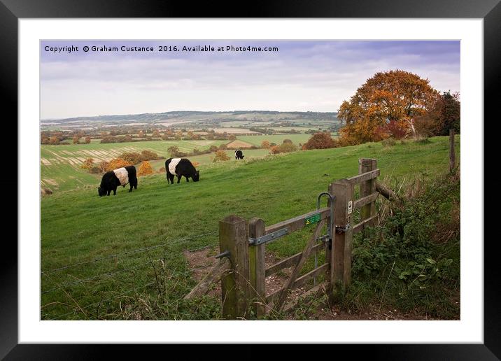 Ivinghoe Beacon Framed Mounted Print by Graham Custance