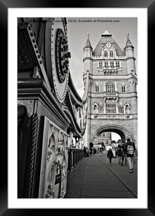 Tower Bridge Framed Mounted Print by Graham Custance