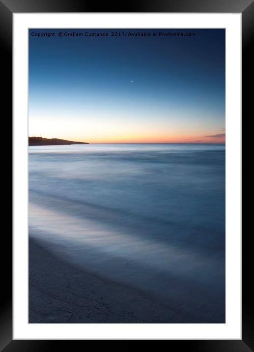 Majorca Sunrise Framed Mounted Print by Graham Custance