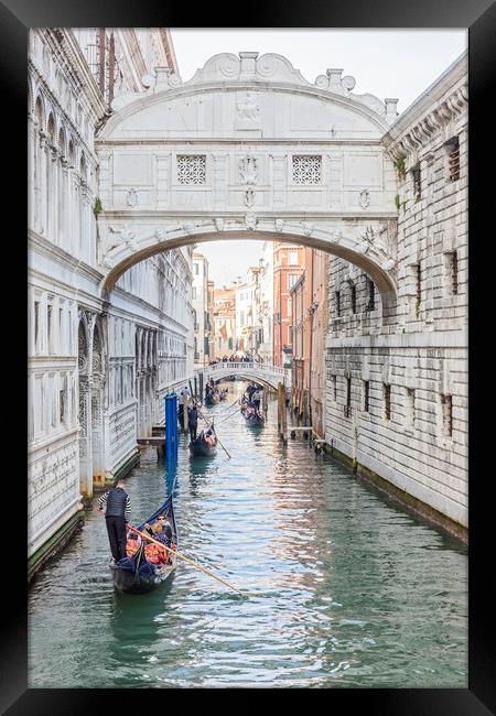 Bridge of Sighs, Venice Framed Print by Graham Custance