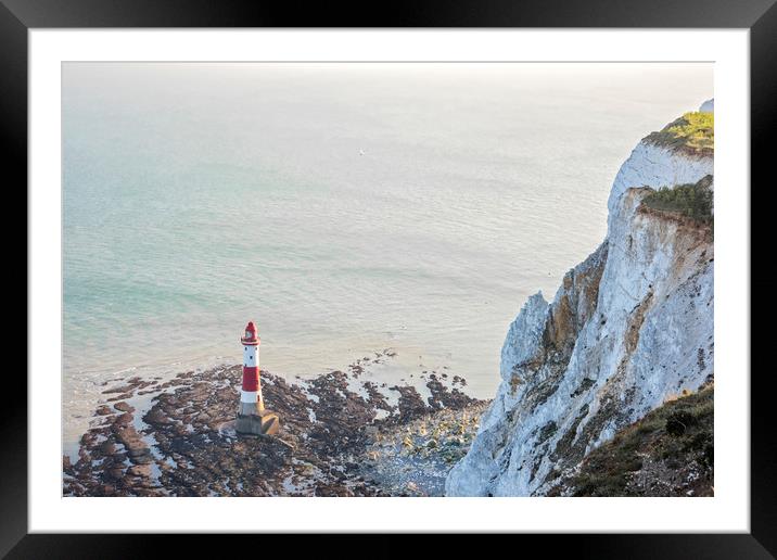 Beachy Head Lighthouse Framed Mounted Print by Graham Custance