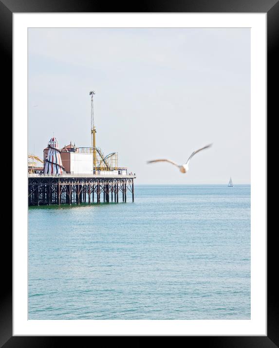 Brighton Palace Pier Framed Mounted Print by Graham Custance