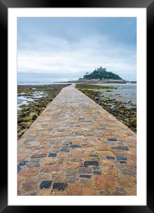 St Michael's Mount, Cornwall Framed Mounted Print by Graham Custance