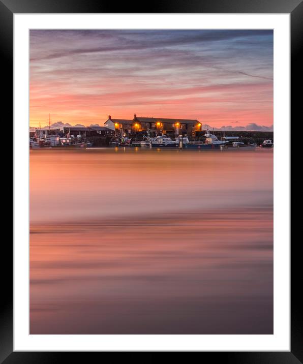 Lyme Regis Sunrise Framed Mounted Print by Graham Custance